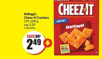 Chalo FreshCo Kellogg's cheez-it crackers 191-200 g offer