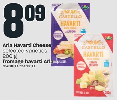 Valu-mart Fromage havarti arla, 200 g offer