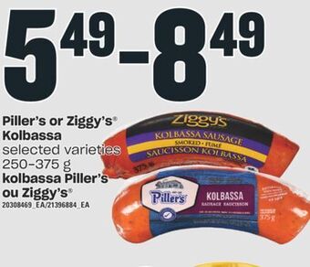 Valu-mart Kolbassa piller's ou ziggy's 250-375 g offer