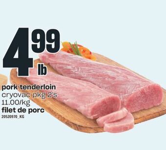 Valu-mart Filet de porc offer
