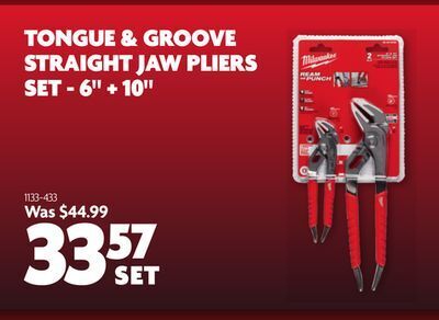 Home Hardware Tongue & groove straight jaw pliers offer