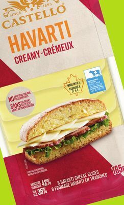 Chalo FreshCo Castello sliced cheese 125-165 g offer