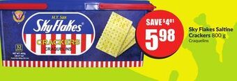 Chalo FreshCo Sky flakes saltine crackers 800 g offer
