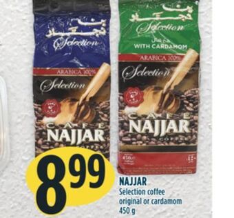 Marché Adonis Najjar selection coffee original or cardamom offer