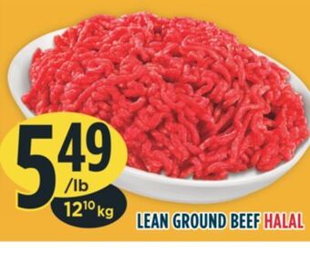 Marché Adonis Lean ground beef halal offer