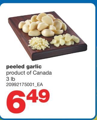 Wholesale Club Peeled garlic, 3 lb offer