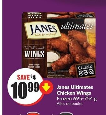 FreshCo Janes Ultimates Chicken Wings Frozen 695-754 g offer