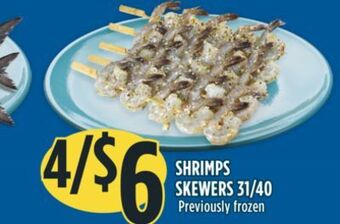 Marché Adonis Shrimps skewers 31/40 offer
