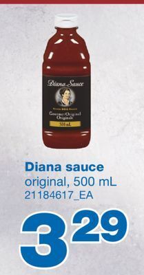 Wholesale Club Diana sauce, 500 ml offer