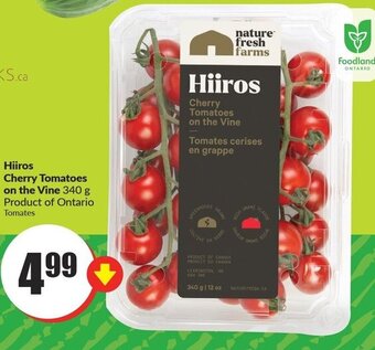 FreshCo Hiiros Cherry Tomatoes on the Vine 340 g offer
