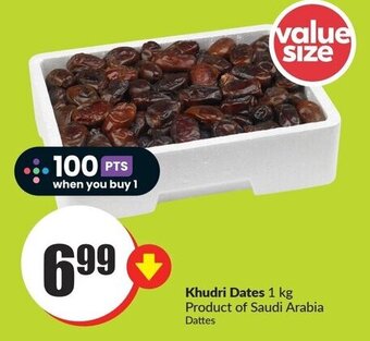 FreshCo Khudri Dates 1 kg offer