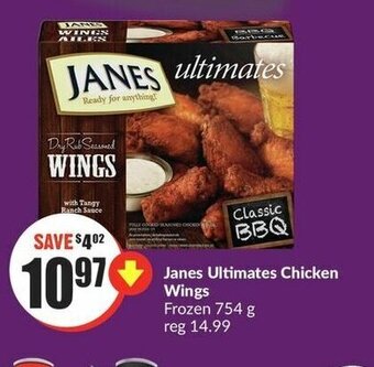FreshCo Janes Ultimates Chicken Wings Frozen 754 g offer