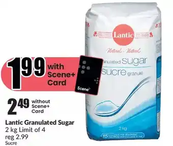 FreshCo Lantic granulated sugar offer