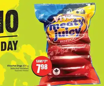 FreshCo Viva hot dogs offer