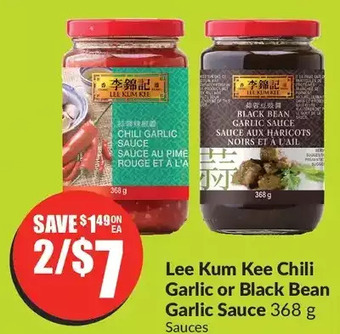 FreshCo Lee kum kee chili garlic or black bean garlic sauce offer