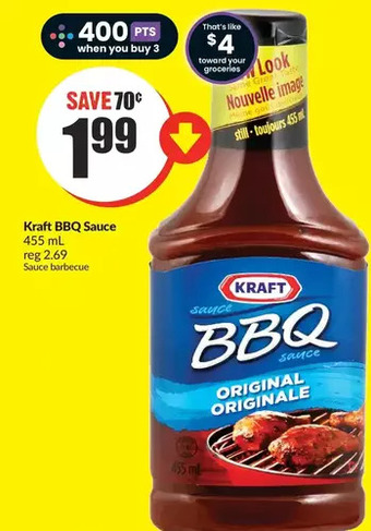 FreshCo Kraft bbq sauce offer