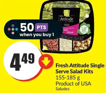 FreshCo Fresh attitude single serve salad kits offer
