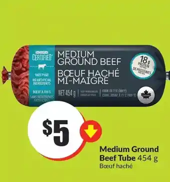 FreshCo Medium ground beef tube offer