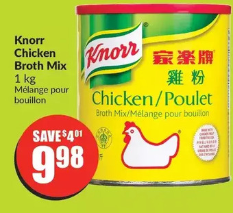 FreshCo Knorr chicken broth mix offer