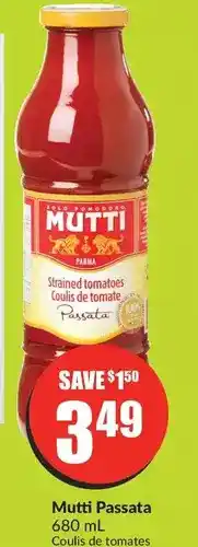 FreshCo Mutti passata offer