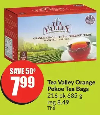 FreshCo Tea valley orange pekoe tea bags offer