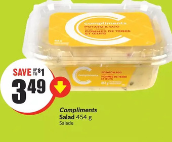 FreshCo Compliments salad offer