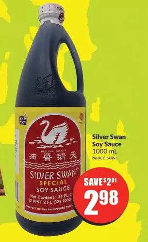 FreshCo Silver swan soy sauce offer