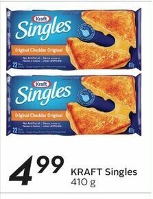 Sobeys KRAFT Singles 410 g offer
