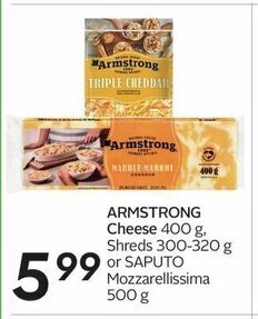 Sobeys ARMSTRONG Cheese 400 g offer