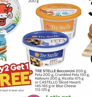 Sobeys Tre stelle bocconcini 200g offer