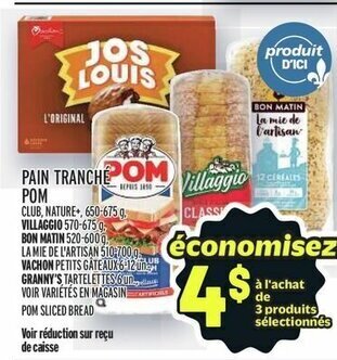 Metro PAIN TRANCHE POM offer