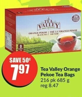 FreshCo Tea Valley Orange Pekoe Tea Bags 216 pk 685 g offer
