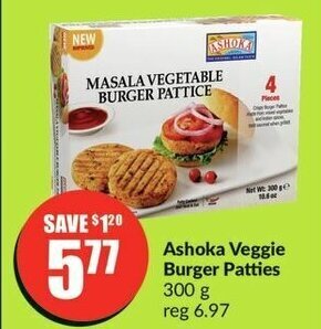 FreshCo Ashoka Veggie Burger Patties 300g offer
