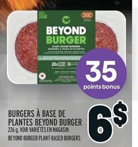 Metro BURGERS À BASE DE PLANTES BEYOND BURGER 226 g offer