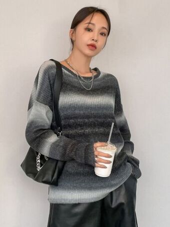 SheIn Dazyombre drop shoulder ribbed knit sweater offer
