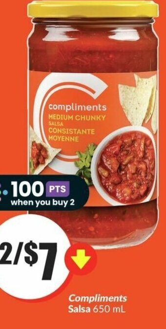 FreshCo Compliments Salsa 650 mL offer