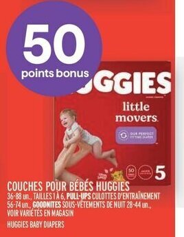 Metro HUGGIES BABY DIAPERS offer
