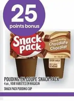 Metro SNACK PACK PUDDING CUP offer