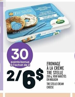 Metro TRE STELLE CREAM CHEESE offer