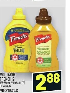 Metro FRENCH'S MUSTARD offer