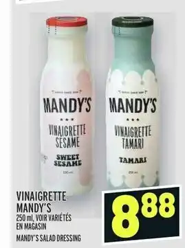 Metro MANDY'S SALAD DRESSING offer