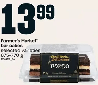 Loblaws Farmer's market bar cakes offer