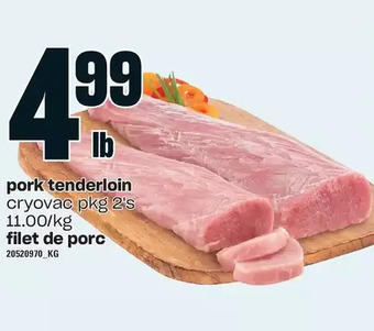 Independent Grocer Pork tenderloin offer