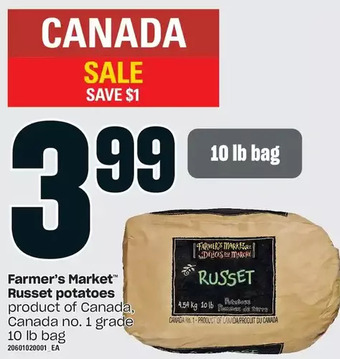 Loblaws Farmer's market russet potatoes offer