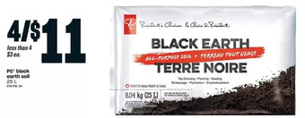 Independent Grocer Pc black earth soil offer