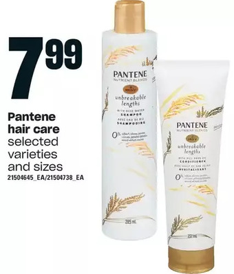 Independent Grocer Pantene hair care offer