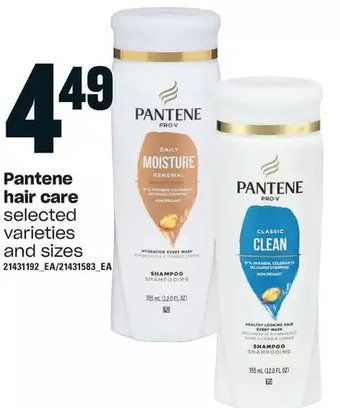 Independent Grocer Pantene hair care offer