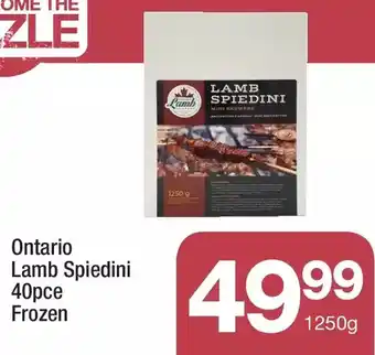 Ontario lamb spiedini