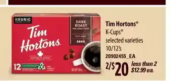 Independent Grocer Tim hortons k-cups offer