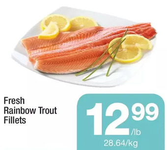 Highland Farms Fresh rainbow trout fillets offer